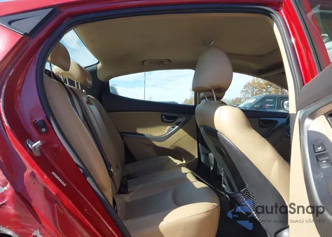 2013 Hyundai Elantra Limited z USA, uszkodzony, nr VIN KMHDH4AE7DU569479